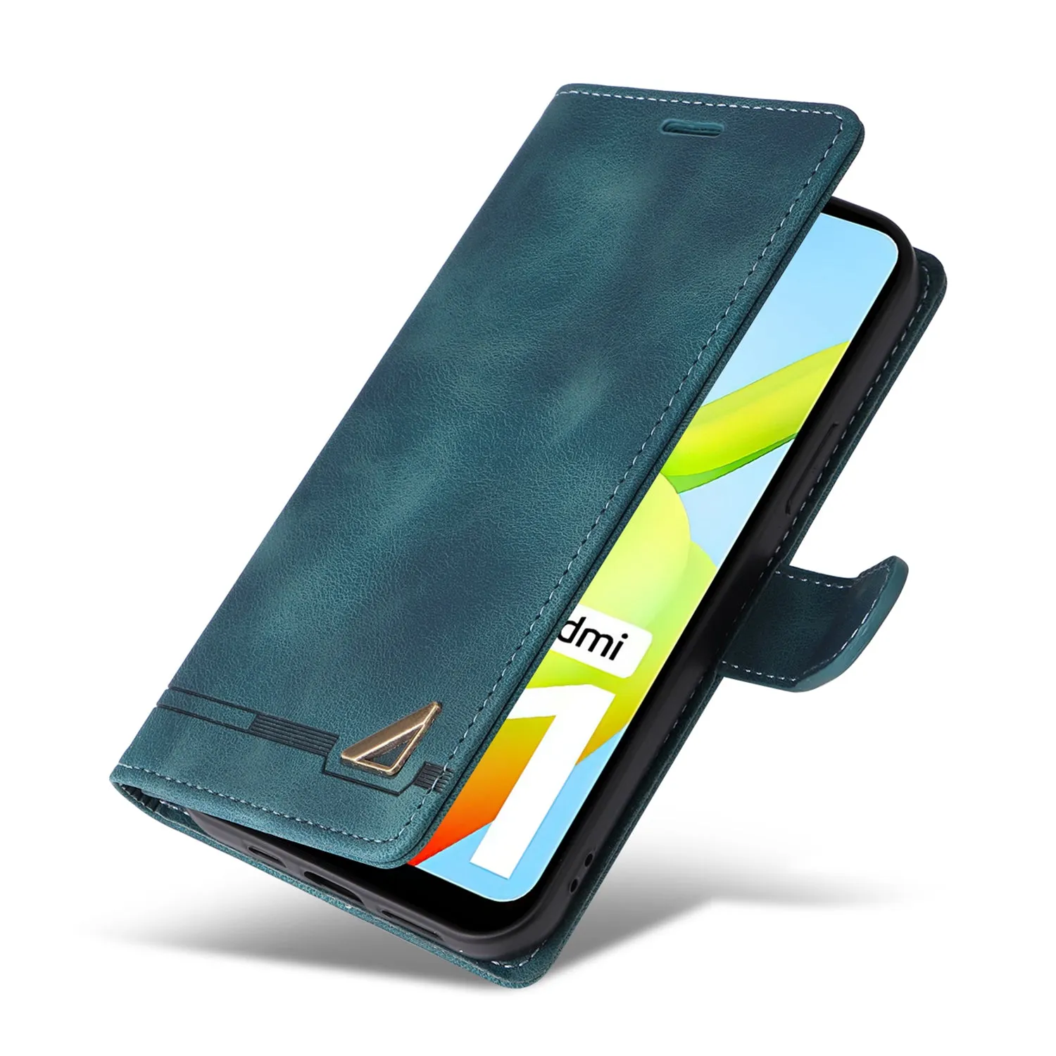 007 Series For Xiaomi Redmi A1 4G / A2 4G Leather Phone Case Stand Wallet Skin-touch Phone Cover