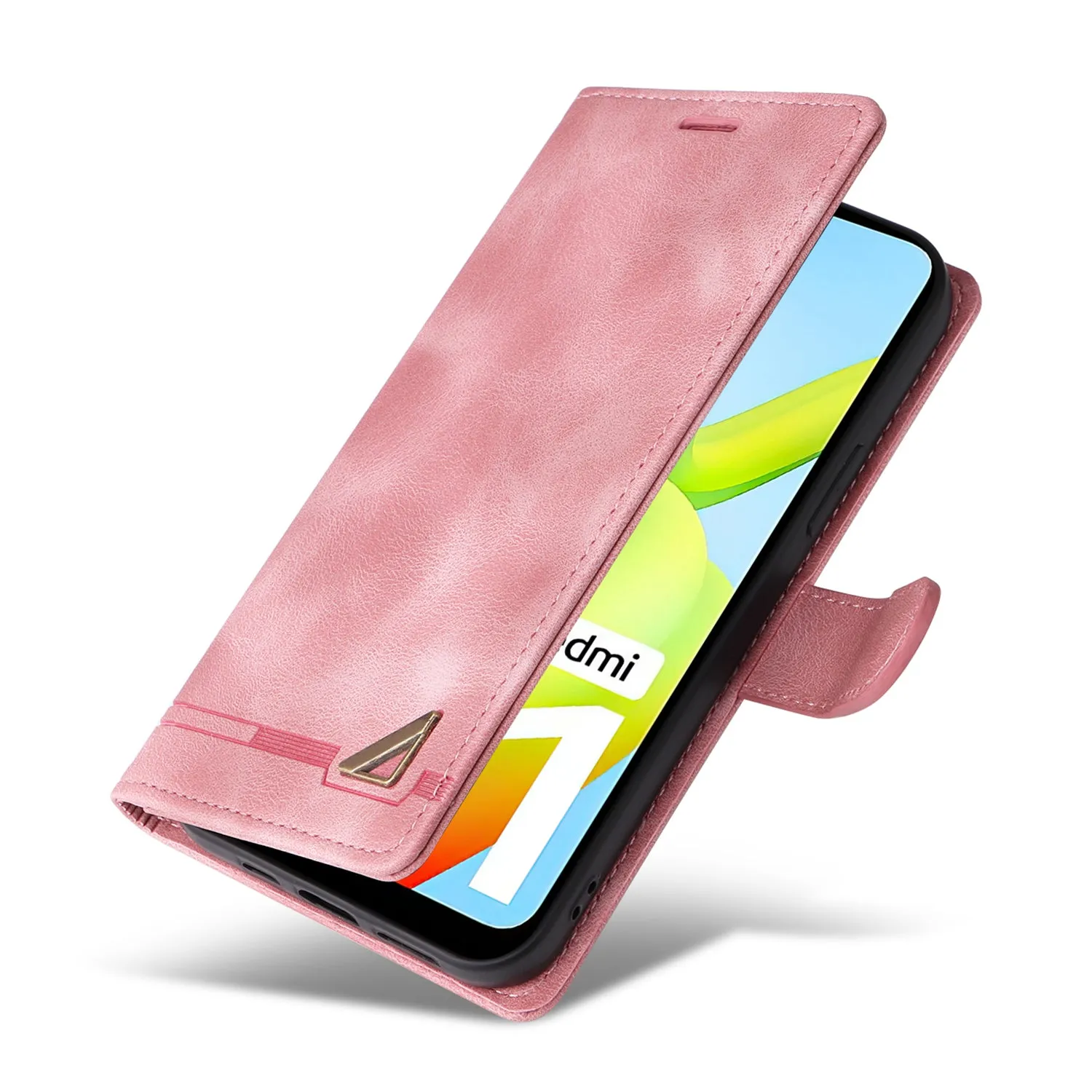 007 Series For Xiaomi Redmi A1 4G / A2 4G Leather Phone Case Stand Wallet Skin-touch Phone Cover