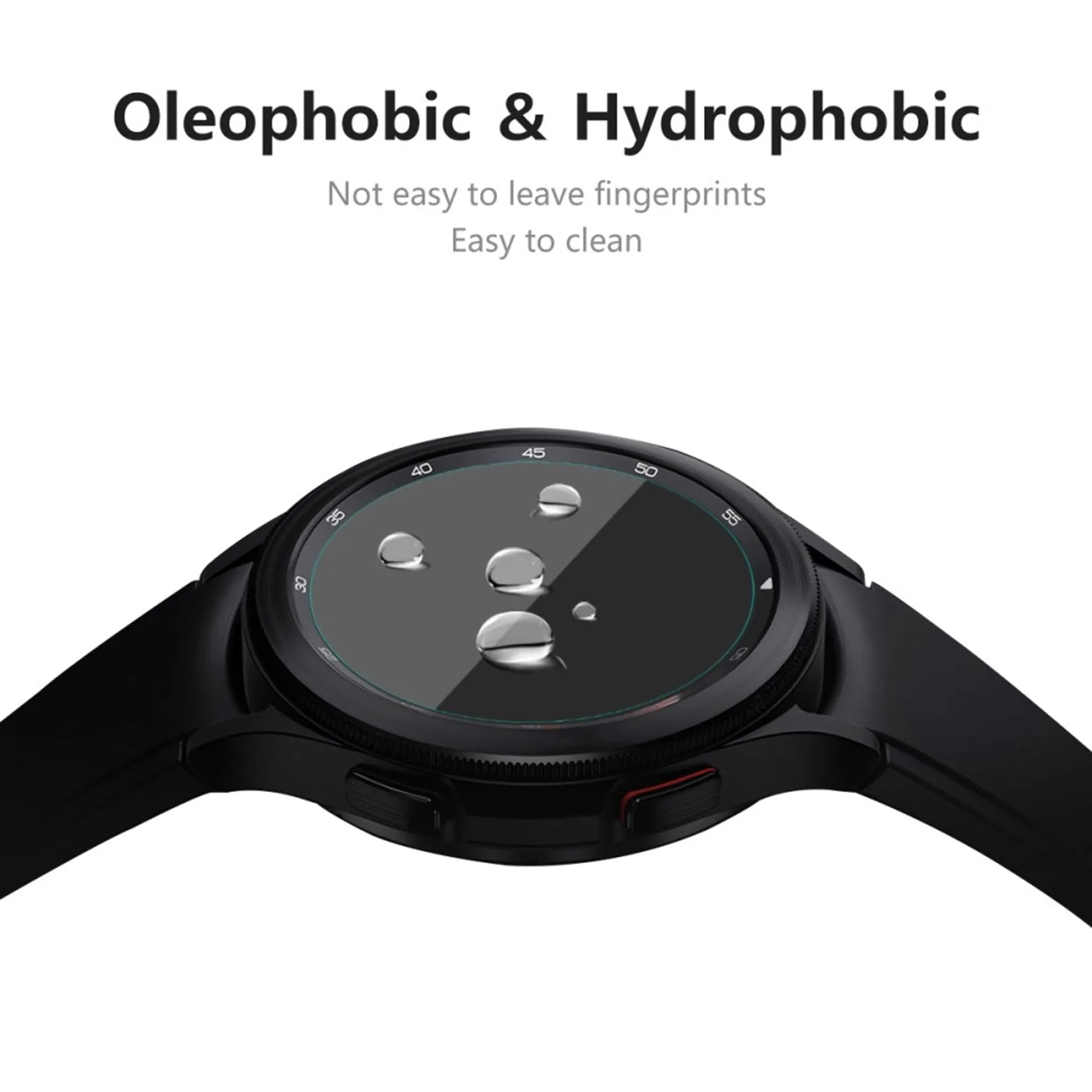 2Pcs HAT PRINCE Samsung Galaxy Watch 4 Classic (42mm) screen protector