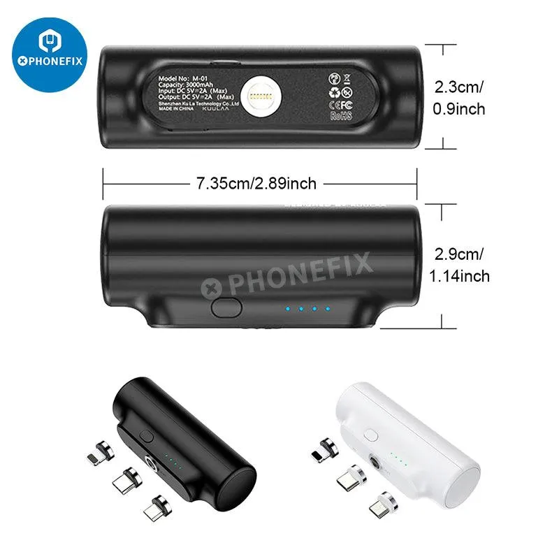 3 In 1 Power Bank External Battery Charger Mobile Phone Charging Tool