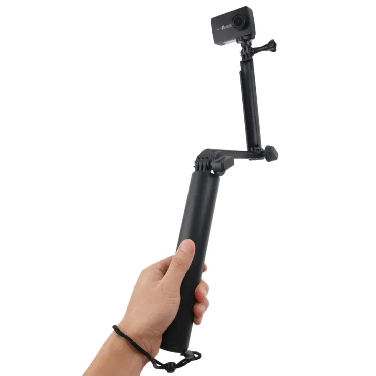 3-Way Monopod   Magic Mount Selfie Stick for GoPro, Insta360, DJI and Other Action Cameras, Length: 24.5-63cm