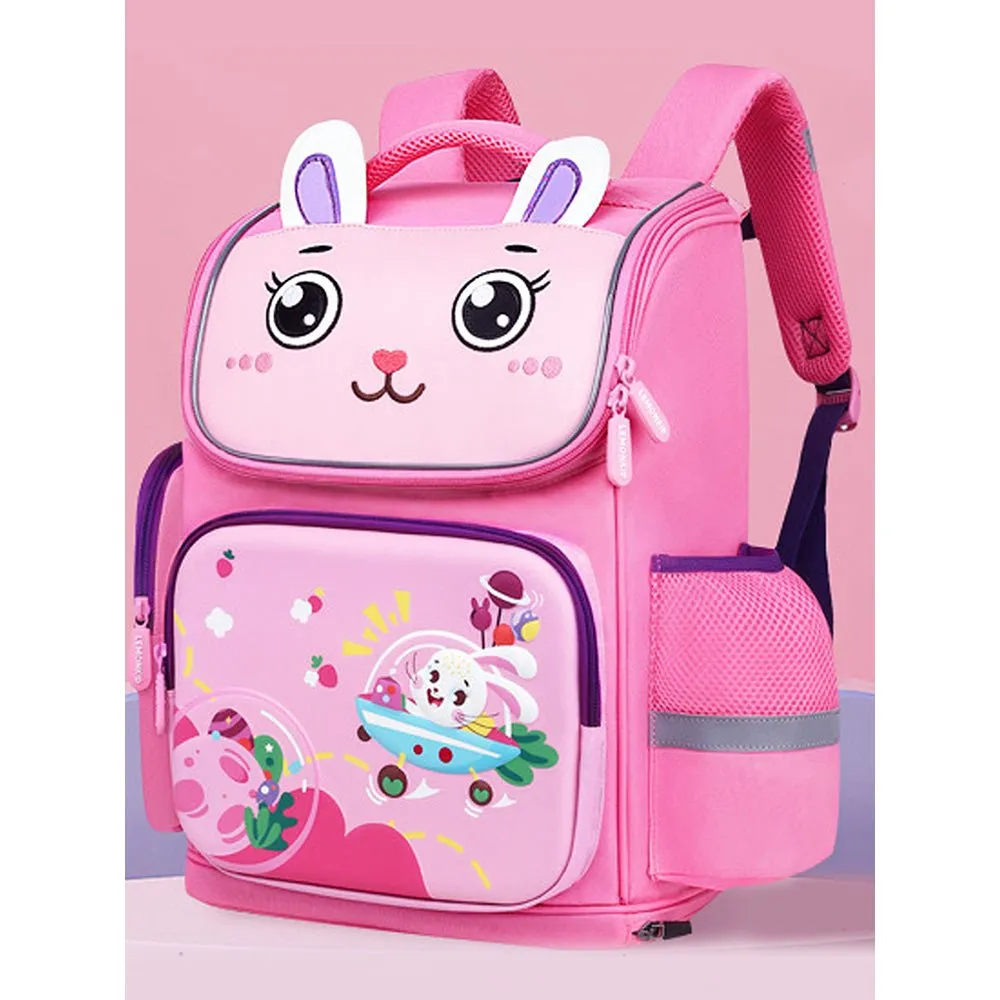 3d Ears Rabbit Space School Backpack for Kids