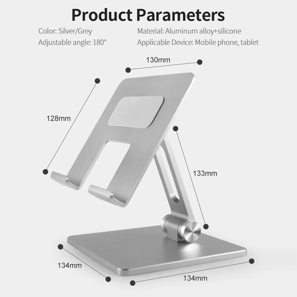 Adjustable Aluminum Alloy Mobile Phone Tablet Stand