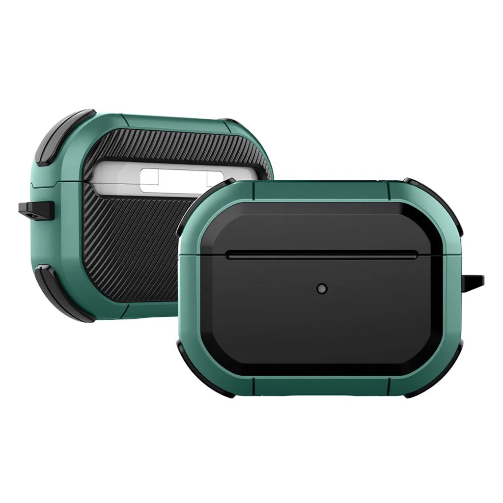 Airpods Pro rubberied case - Midnight Green