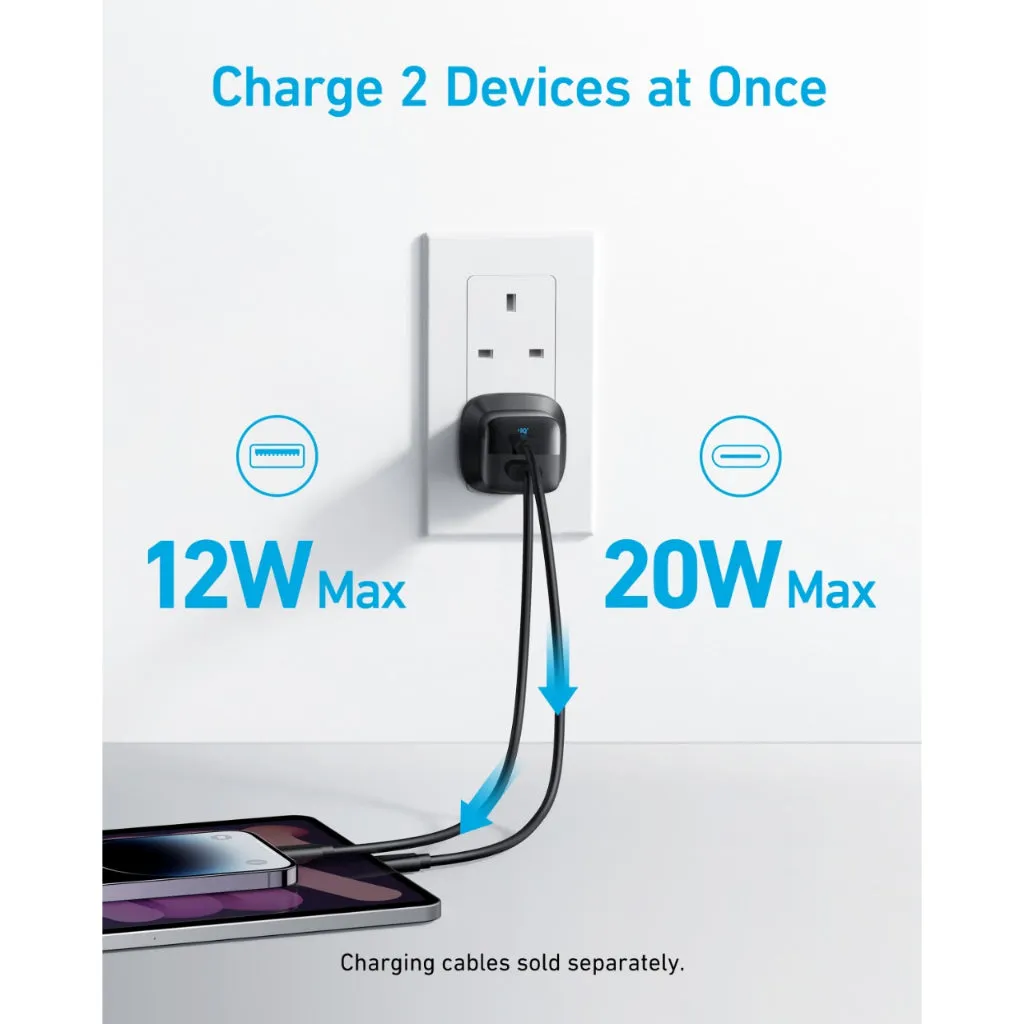 Anker 323 Type C Charger Fast Charging (33W) A2331