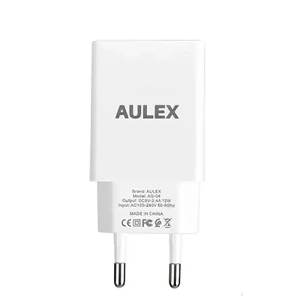 Aulex AG-04 Wall Charger Type-C Cable 12W Fast Charging