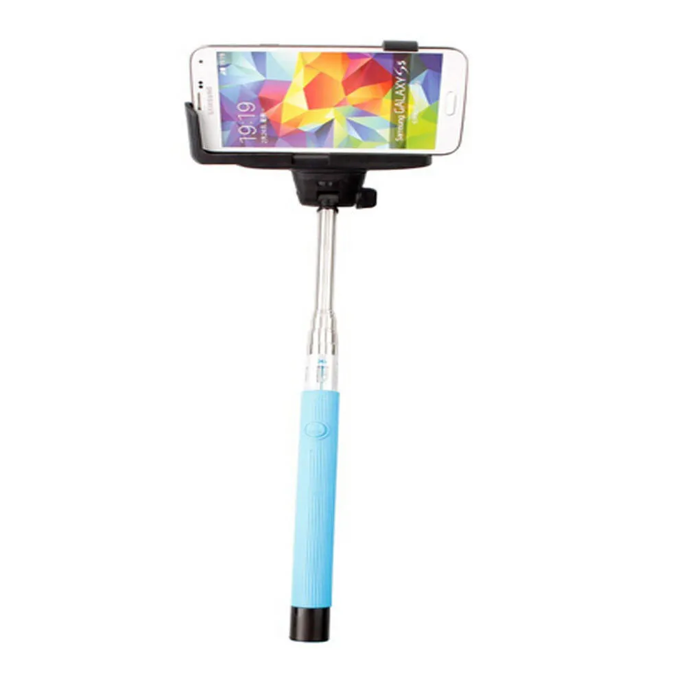 Built in Bluetooth Extendable Selfie Stick Monopod Holder Multi Available - Black