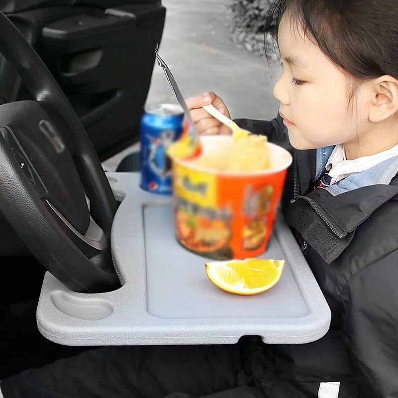 Car Desk Coffee Holder Laptop Computer Table Steering Wheel Universal Portable Eat Work Drink Seat