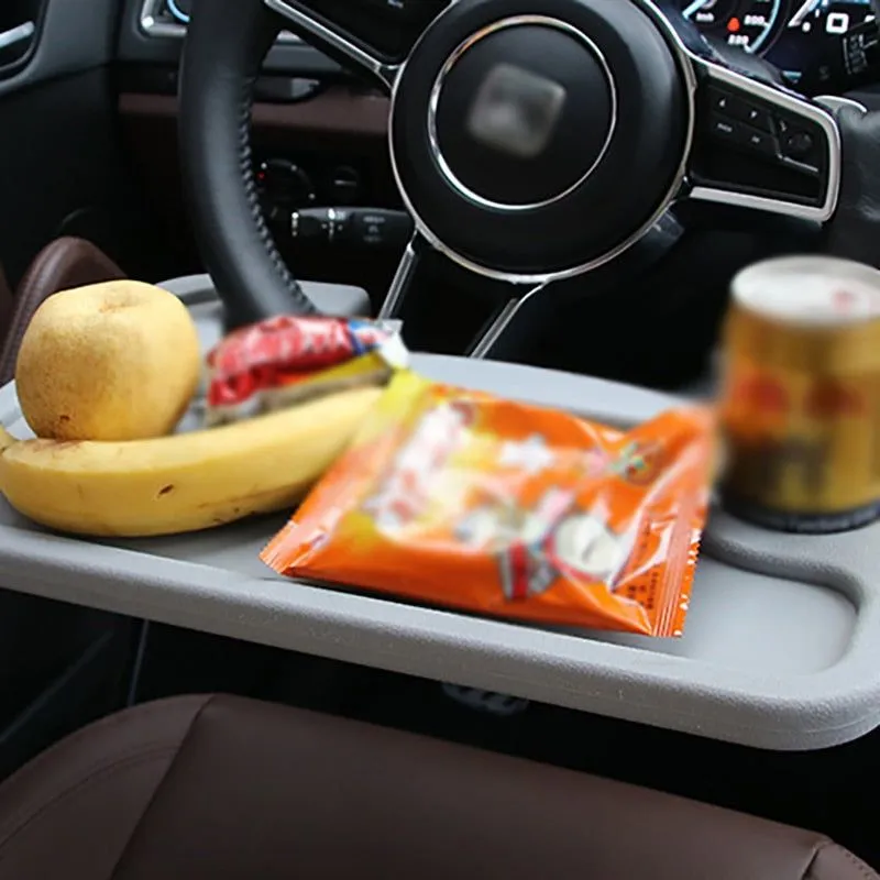 Car Desk Coffee Holder Laptop Computer Table Steering Wheel Universal Portable Eat Work Drink Seat