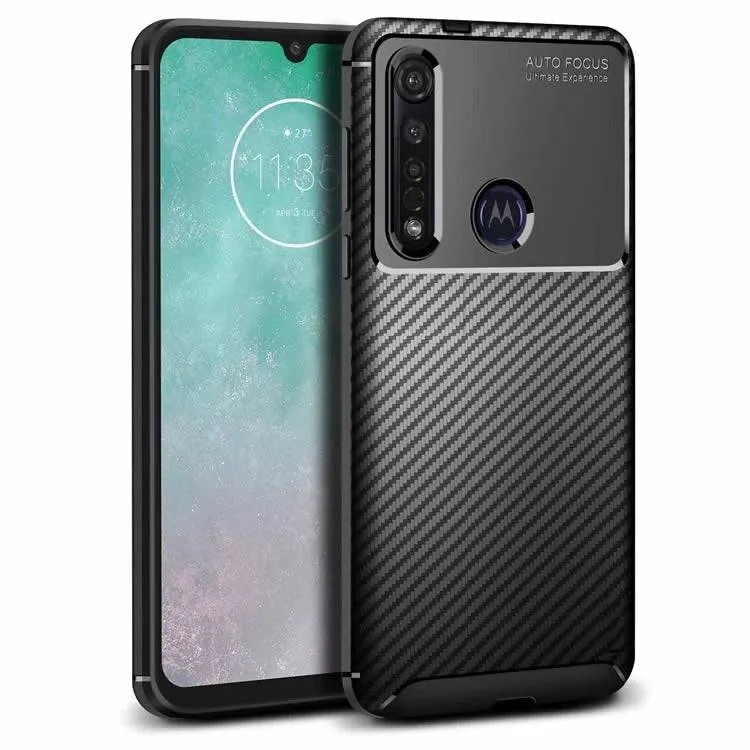 Carbon Fiber TPU Ultra Slim Fibre Case For Moto