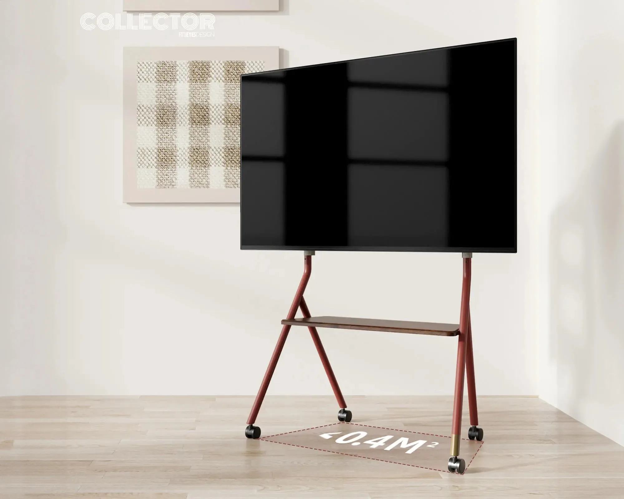 Collector TC78-1 Rolling TV Stand