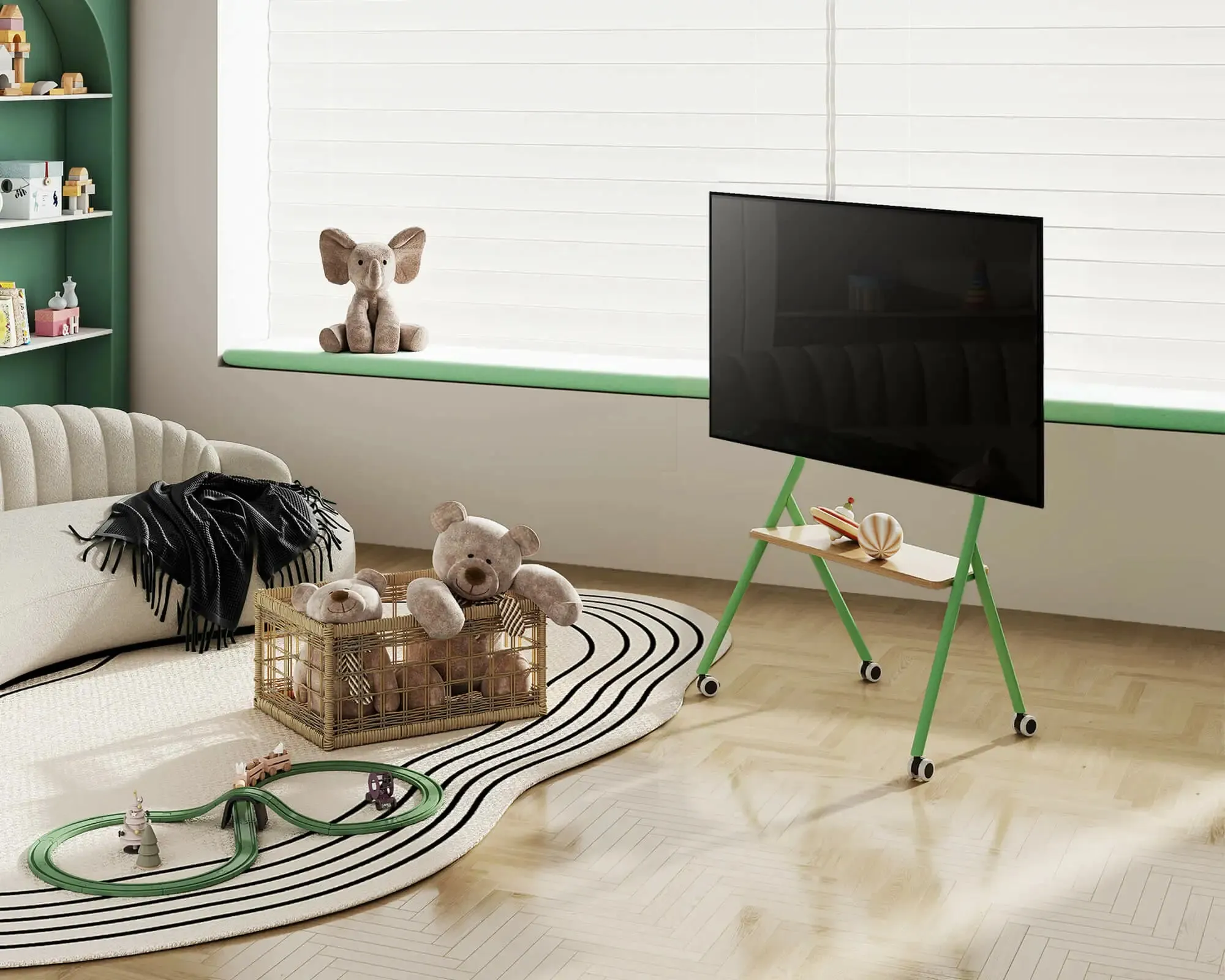 Collector TC78-1 Rolling TV Stand