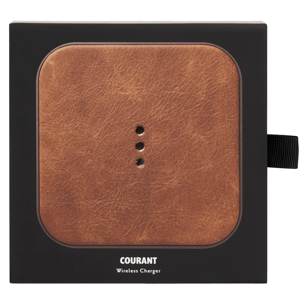 Courant Catch:1 Classic Wireless Charging Pad - Saddle