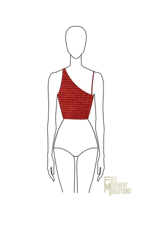 Couture Asymmetrical Crop Top