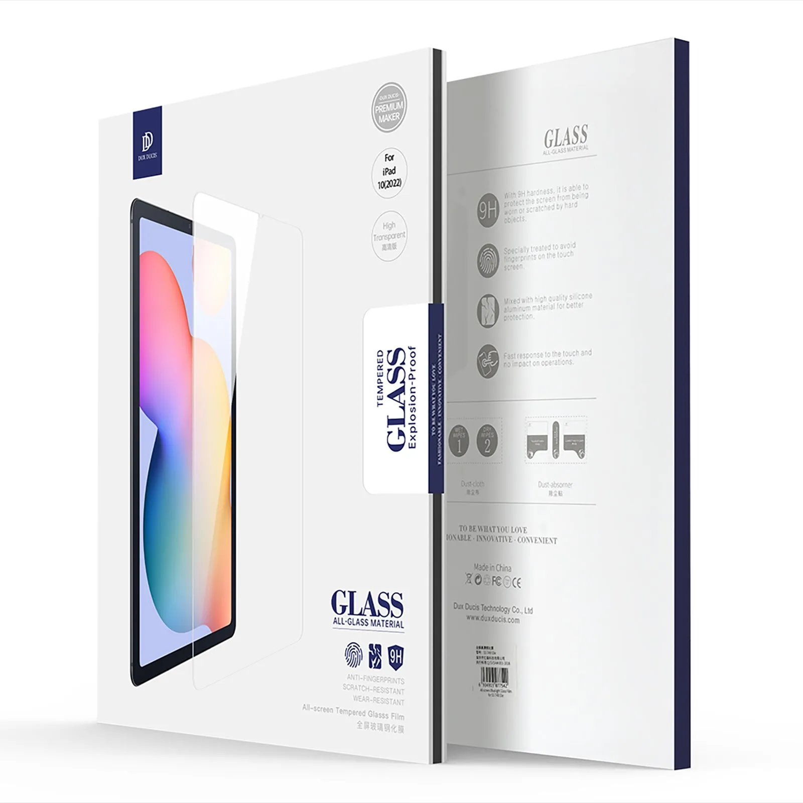 DUX DUCIS Glass Screen Protector for Apple iPad 10.9" (10th Gen. 2022) - Clear