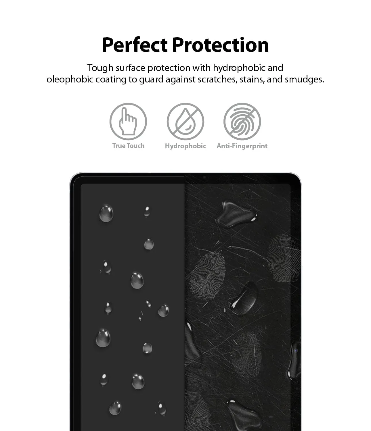 Galaxy Tab S9  / S9 FE  / S8  / S7 / S7 FE ID Glass Screen Protector By Ringke