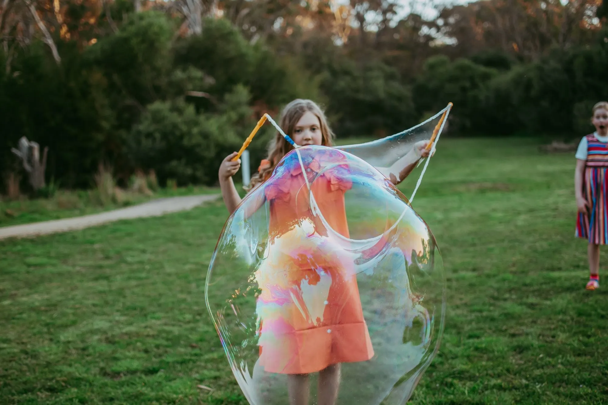 Giant XXL Bubble Kit with Extendable Stick By Pustefix 7yrs 