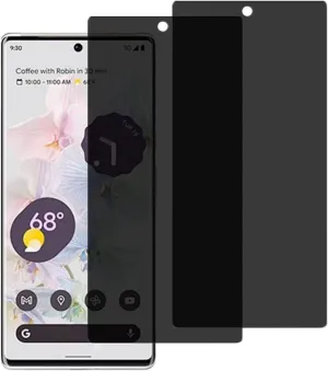 Google Pixel 7 Privacy Screen Protector Tempered Glass Screen Black