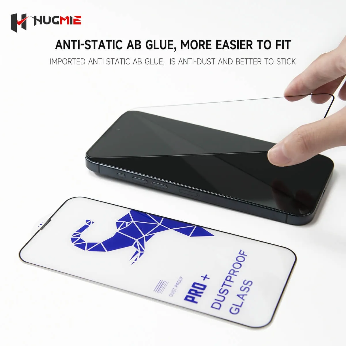 Hugmie® Dustproof Glass Screen Protector for iPhone