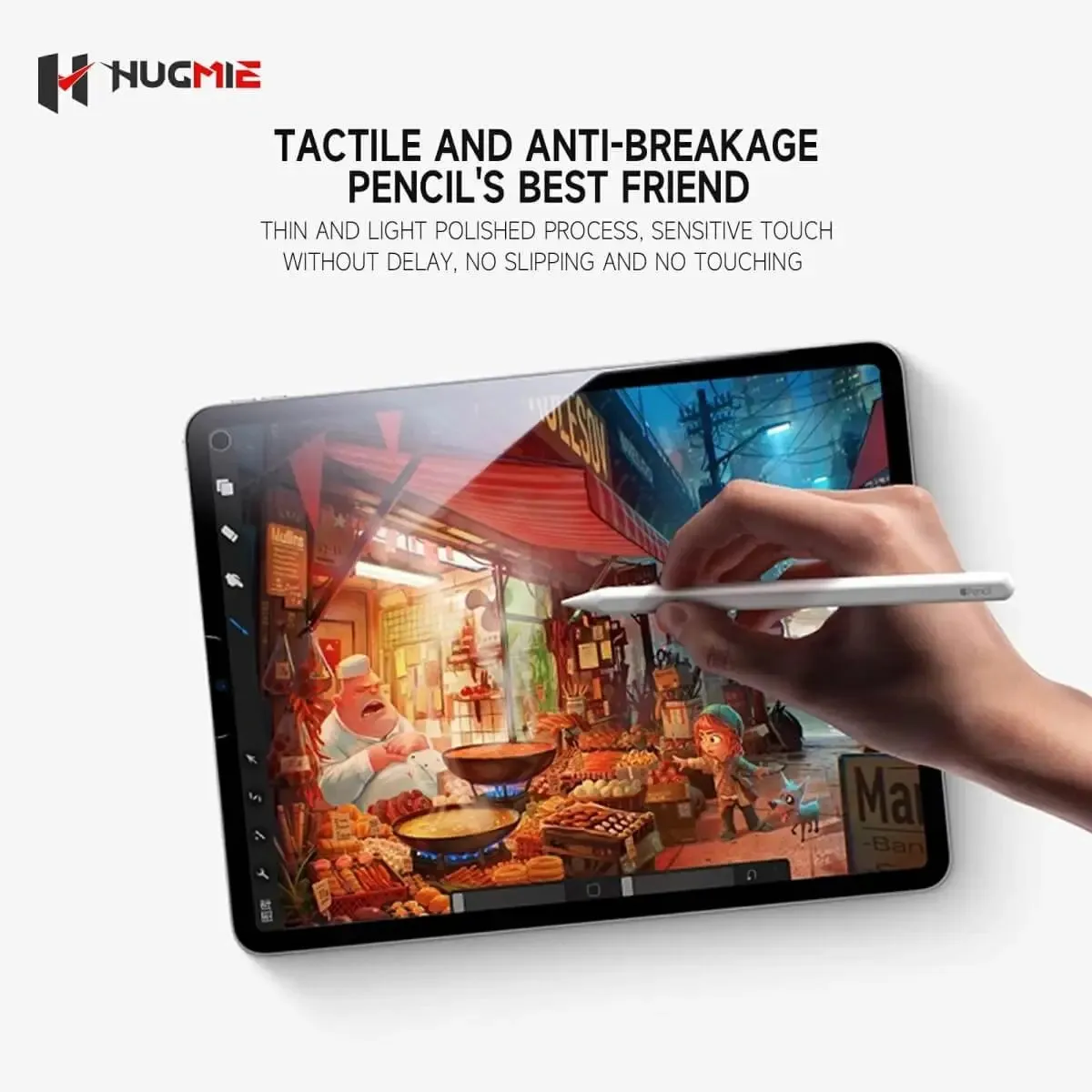 Hugmie® Tempered Glass Screen Protector for iPad 10th 10.9 inch