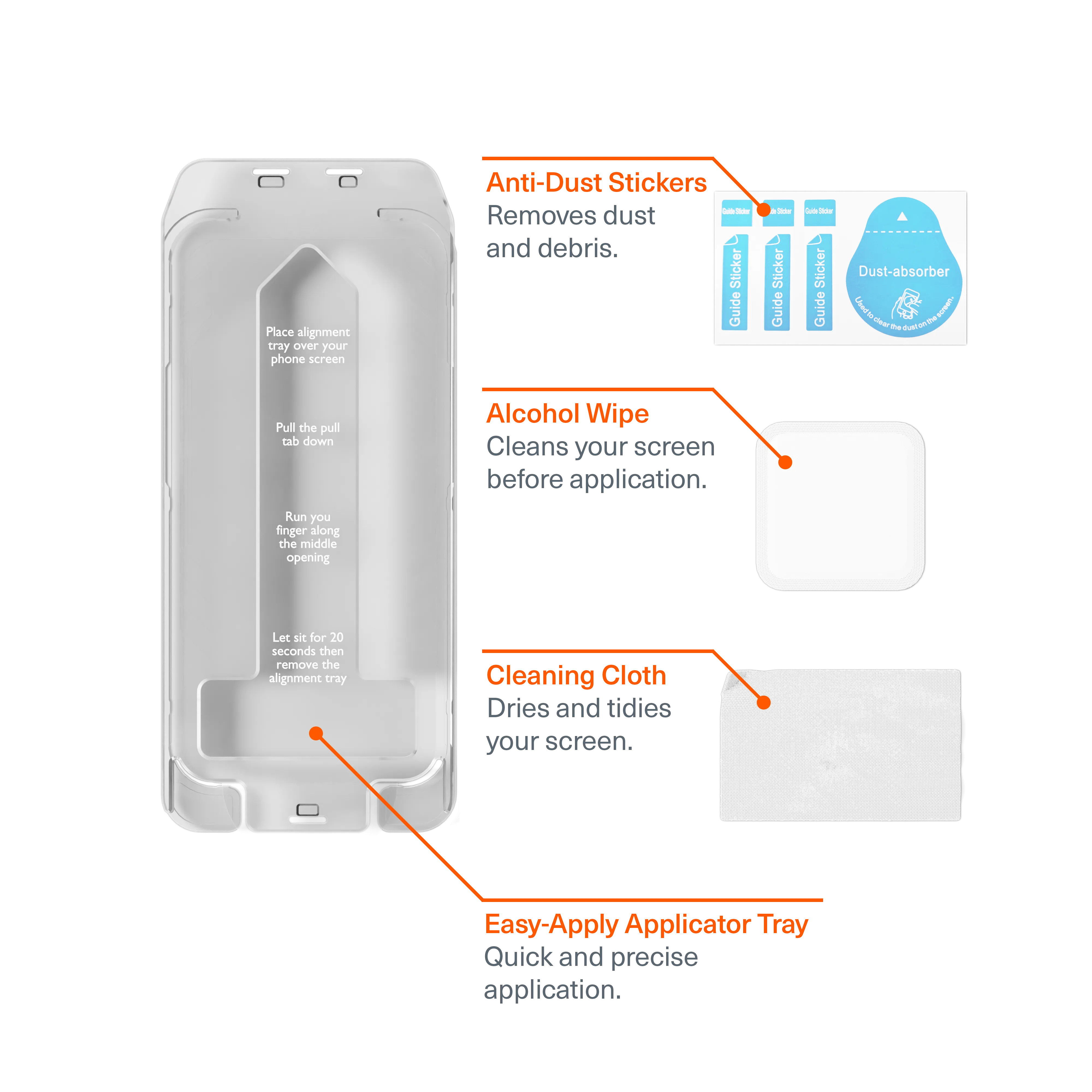 iPhone 15 Plus/16 Plus Gorilla Glass Screen Protector