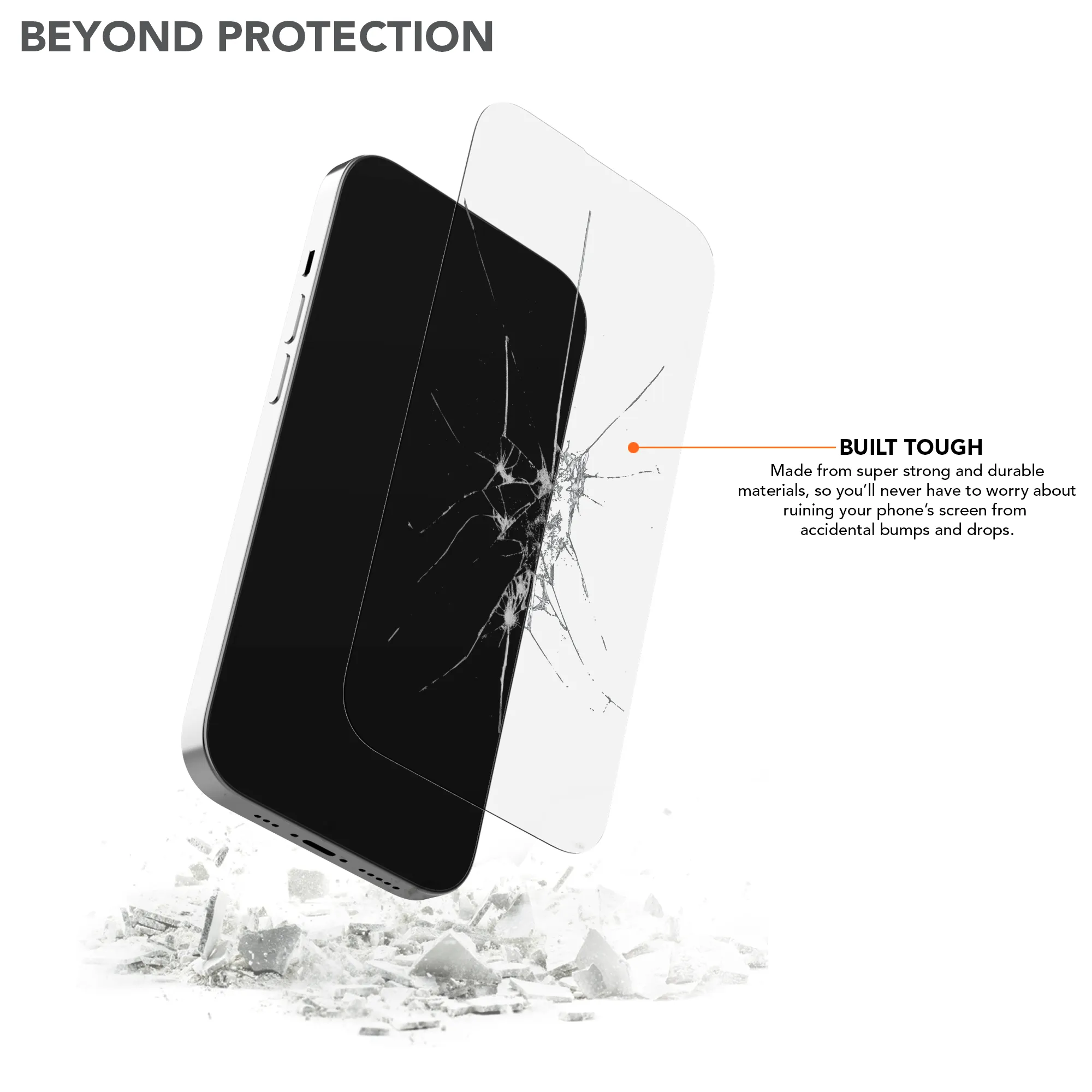 iPhone 15 Tempered Glass Screen Protector (2 Pack)