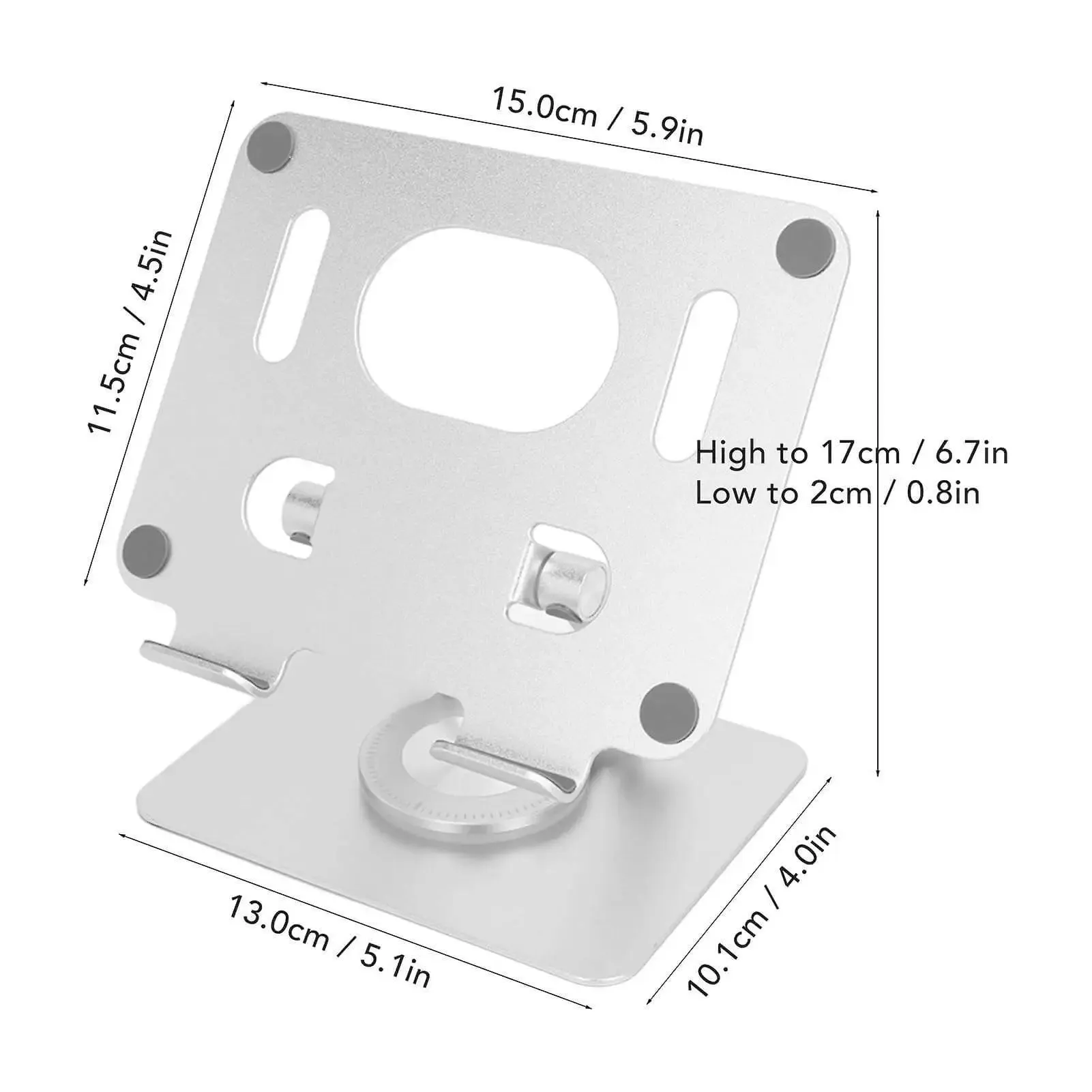 J18 TABLET 360 DEGREE ALUMINUM STAND 15CM