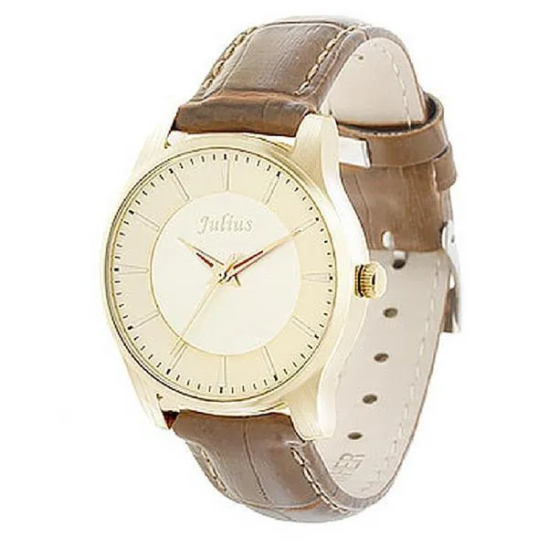 JS Elegante Leather Watch