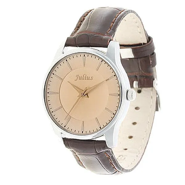 JS Elegante Leather Watch