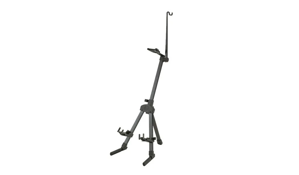 K&M 15530 Portable Violin Stand with Bow Holder