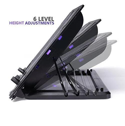 Laptop Cooling Stand with Silent Fan ,USB Powered Adjustable Angled Stand