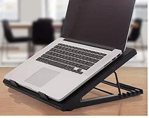 Laptop Cooling Stand with Silent Fan ,USB Powered Adjustable Angled Stand