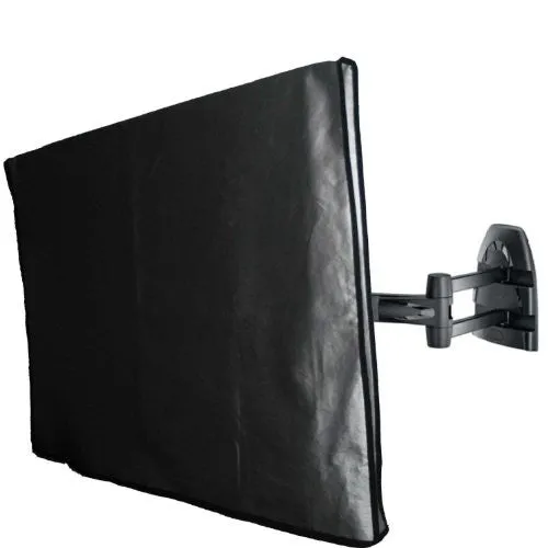 Large Flat Screen TV (65") Marine Grade Nylon Dust Black Color Cover (65" Cover - 60" x 4" x 35.5")