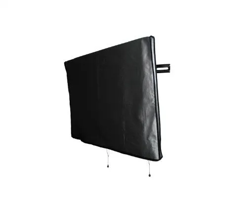 Large Flat Screen TV (65") Marine Grade Nylon Dust Black Color Cover (65" Cover - 60" x 4" x 35.5")