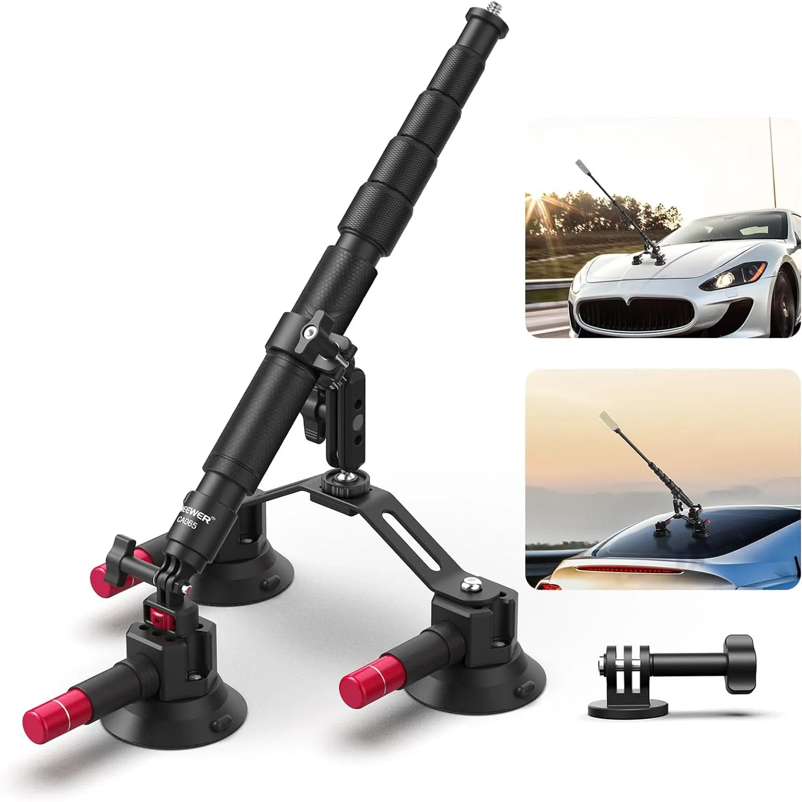 NEEWER CA065 Triple Suction Cup Car Mount