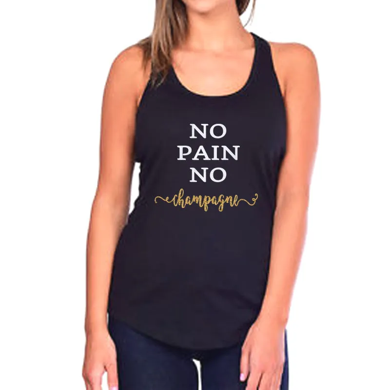 No Pain No Champagne Tank Top