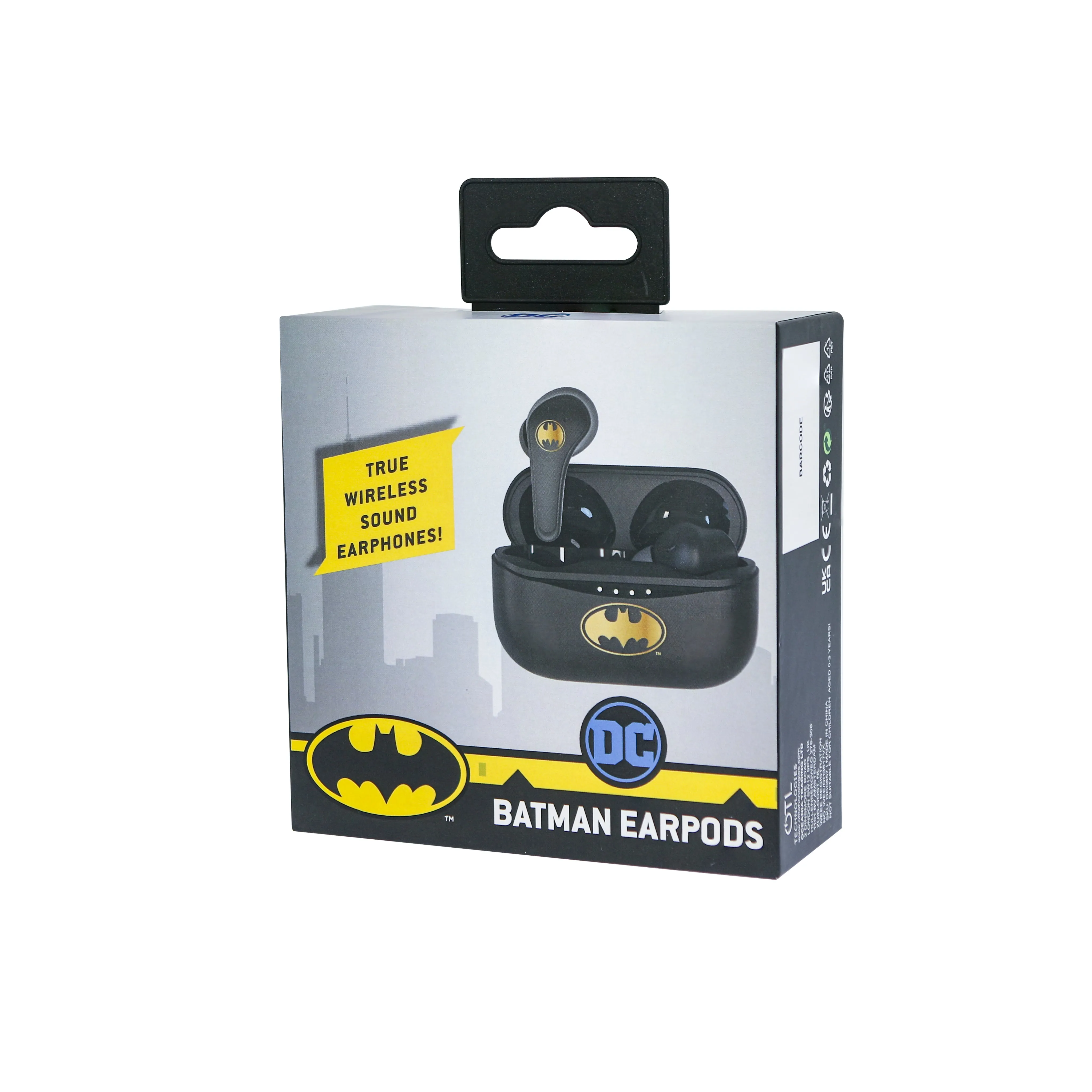 OTL DC Comics Batman TWS In-Ear Wireless Earbuds - Black | DC0857