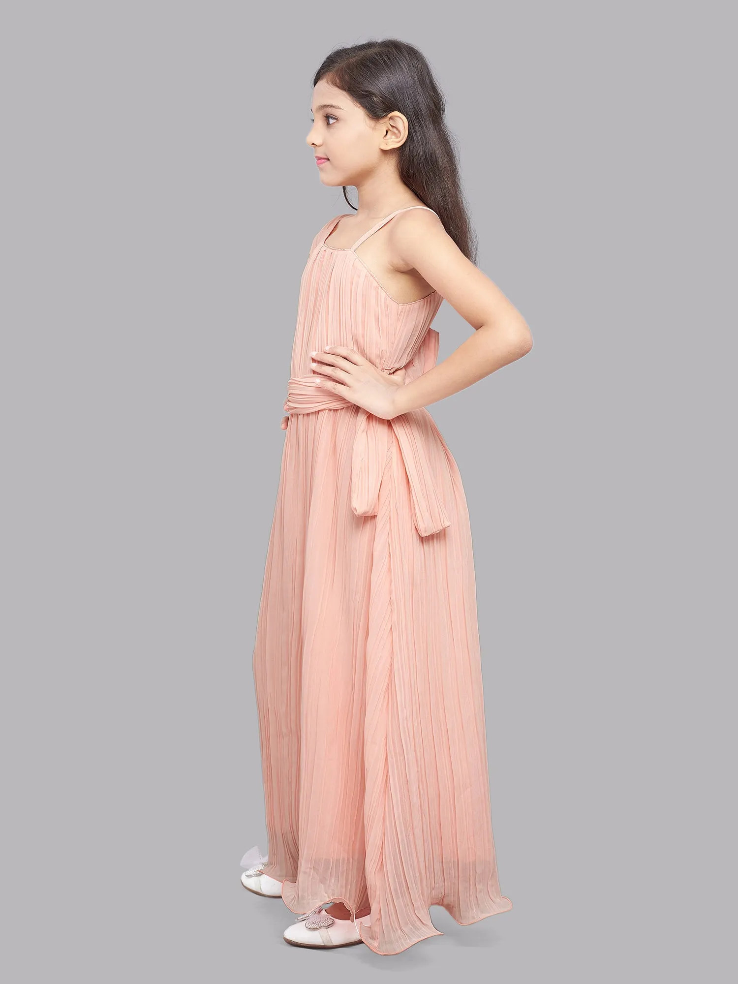 Peach Accordion Maxi