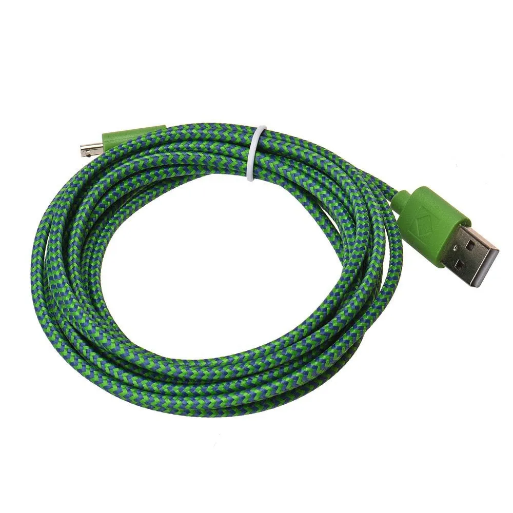 Popular Convenient Micro USB Charger Sync Data Cable Cord for Android Phone (Style:2M/6FT , 3M/10FT)