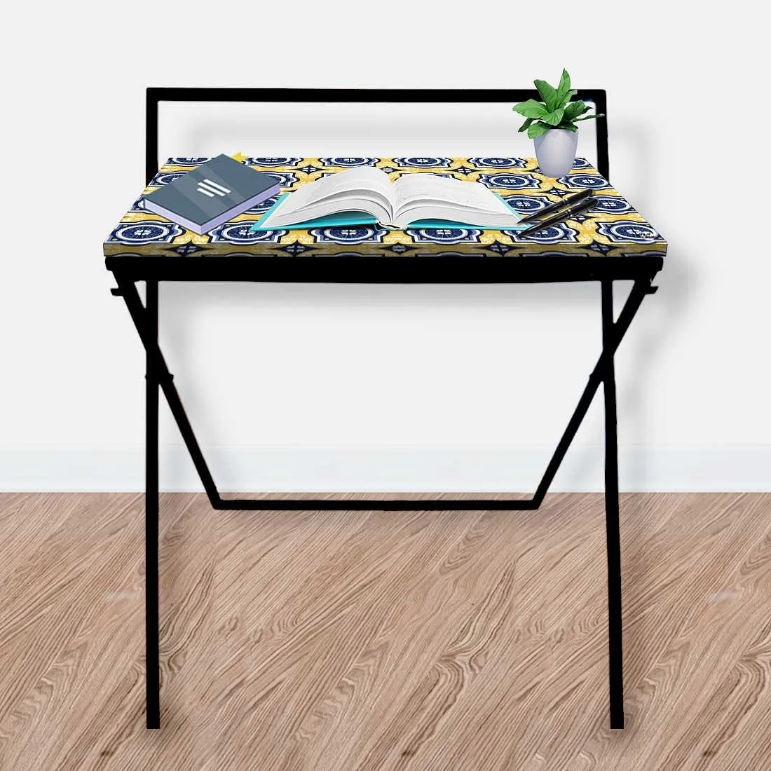 Portable Laptop Table Work for Home Office - Spanish Tiles