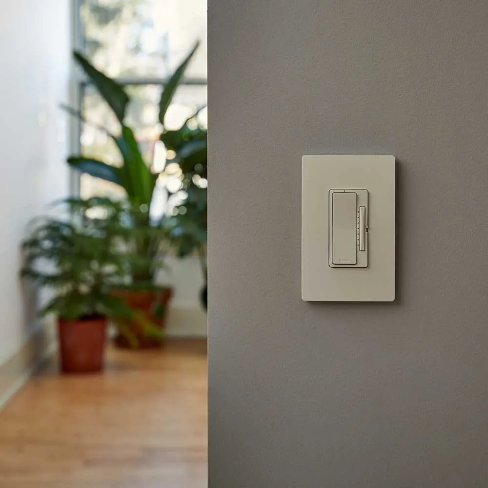 radiant Wireless Smart Dimmer Switch with Netatmo, Light Almond