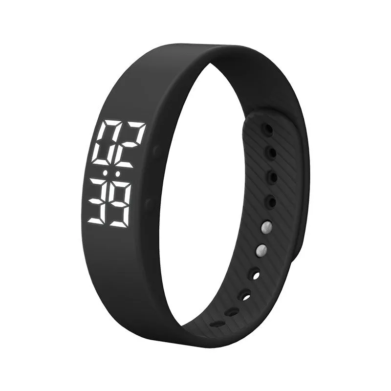 Silicone Smart Student Sports Pedometer Bracelet