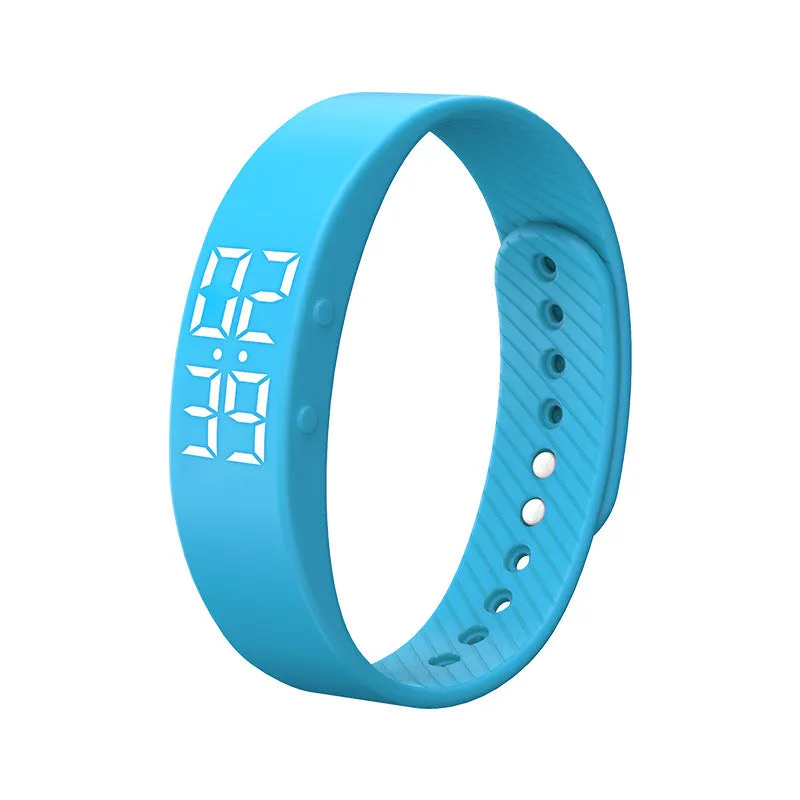 Silicone Smart Student Sports Pedometer Bracelet