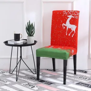 Snow reindeer - Extendable Chair Covers - The Sofa Cover House