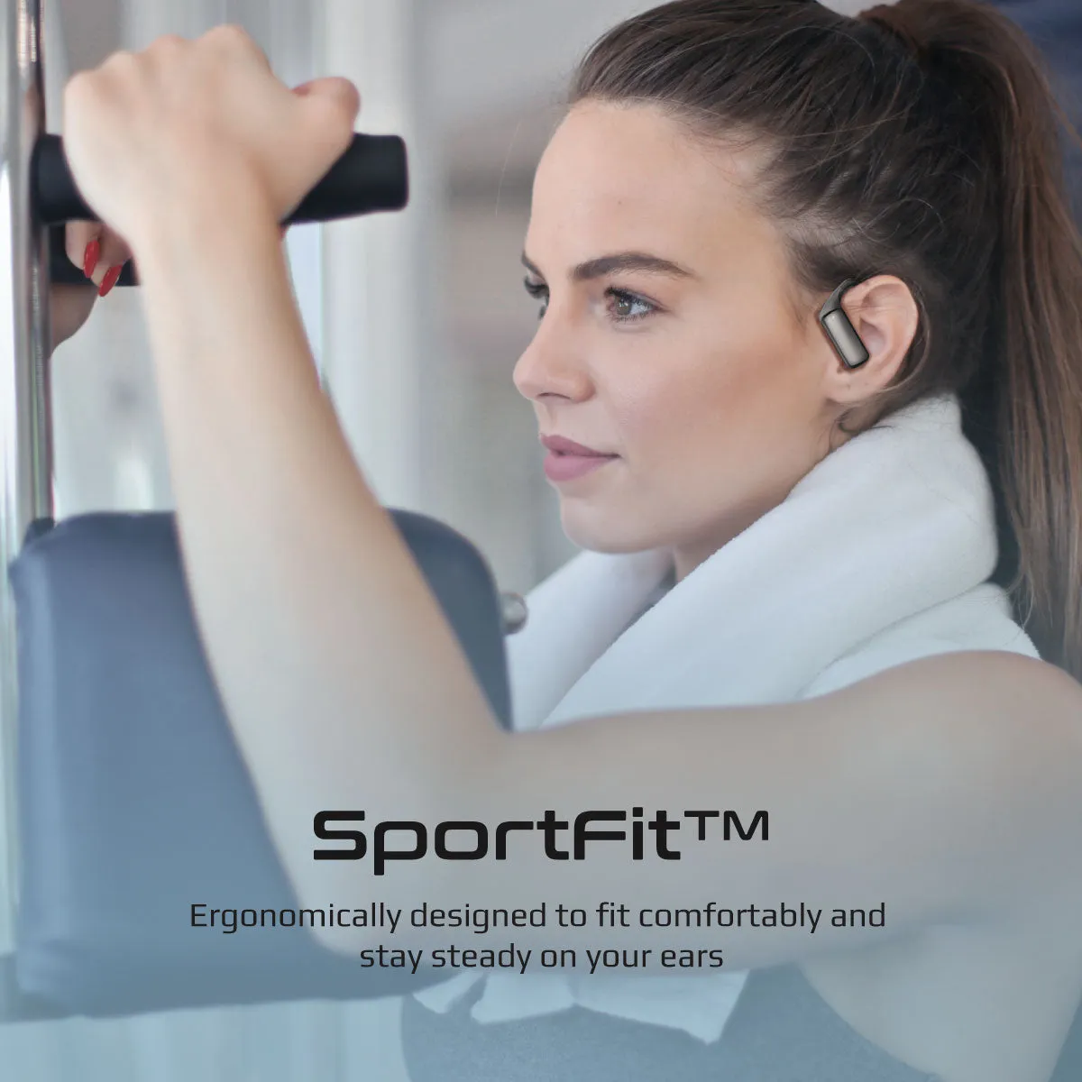 SportFit™ High Definition ENC TWS Wireless Earbuds with IntelliTouch