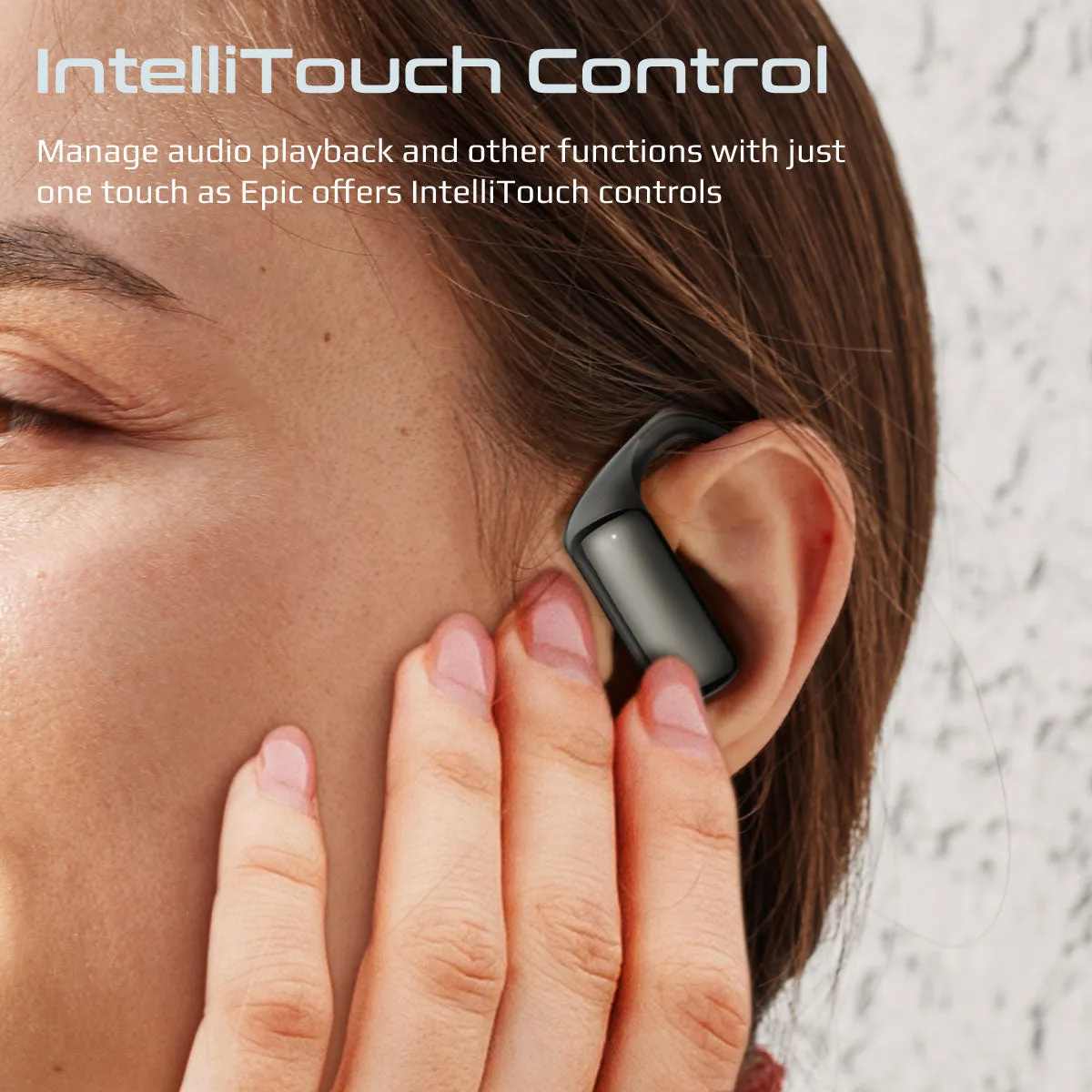 SportFit™ High Definition ENC TWS Wireless Earbuds with IntelliTouch