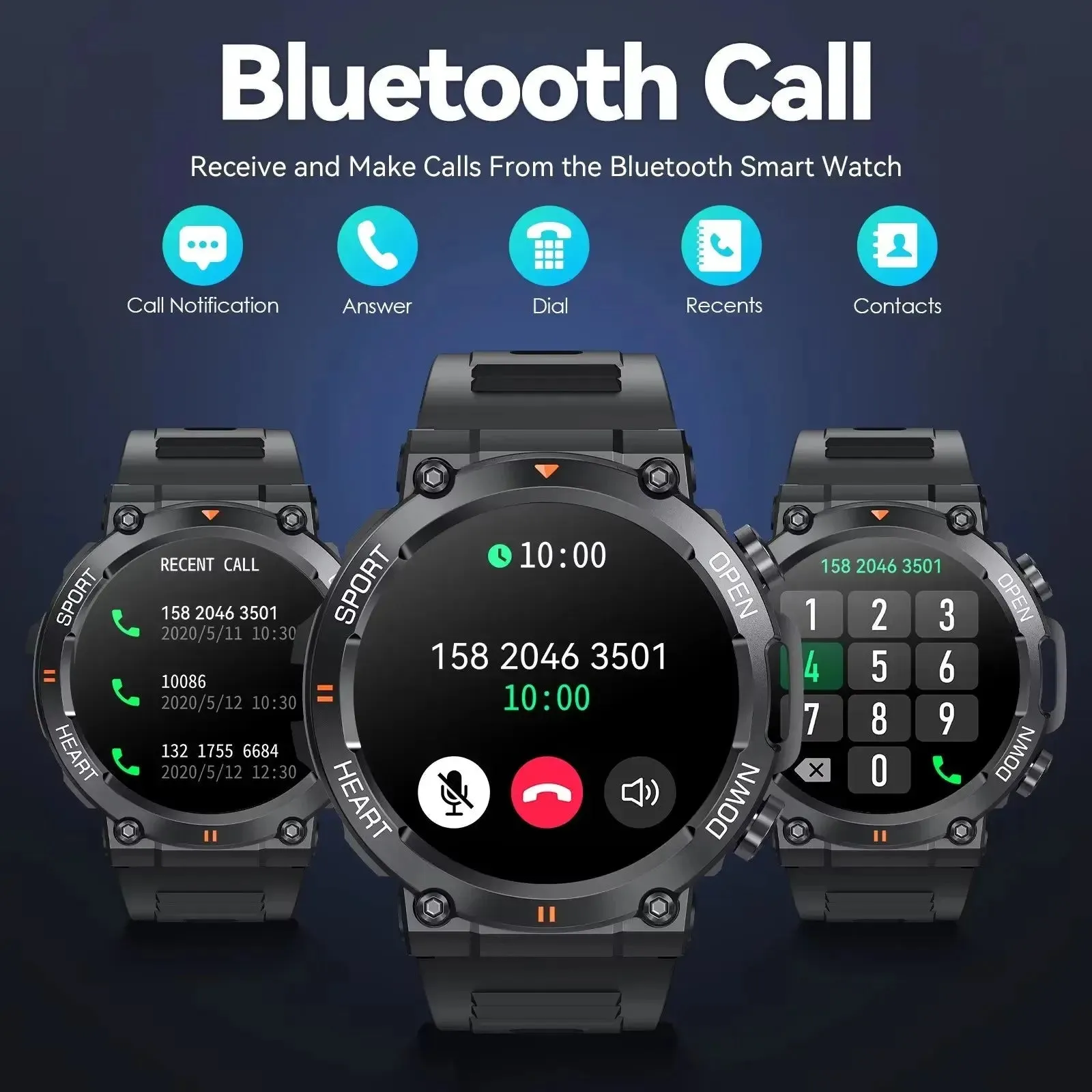 Sports Bluetooth Call Smartwatch