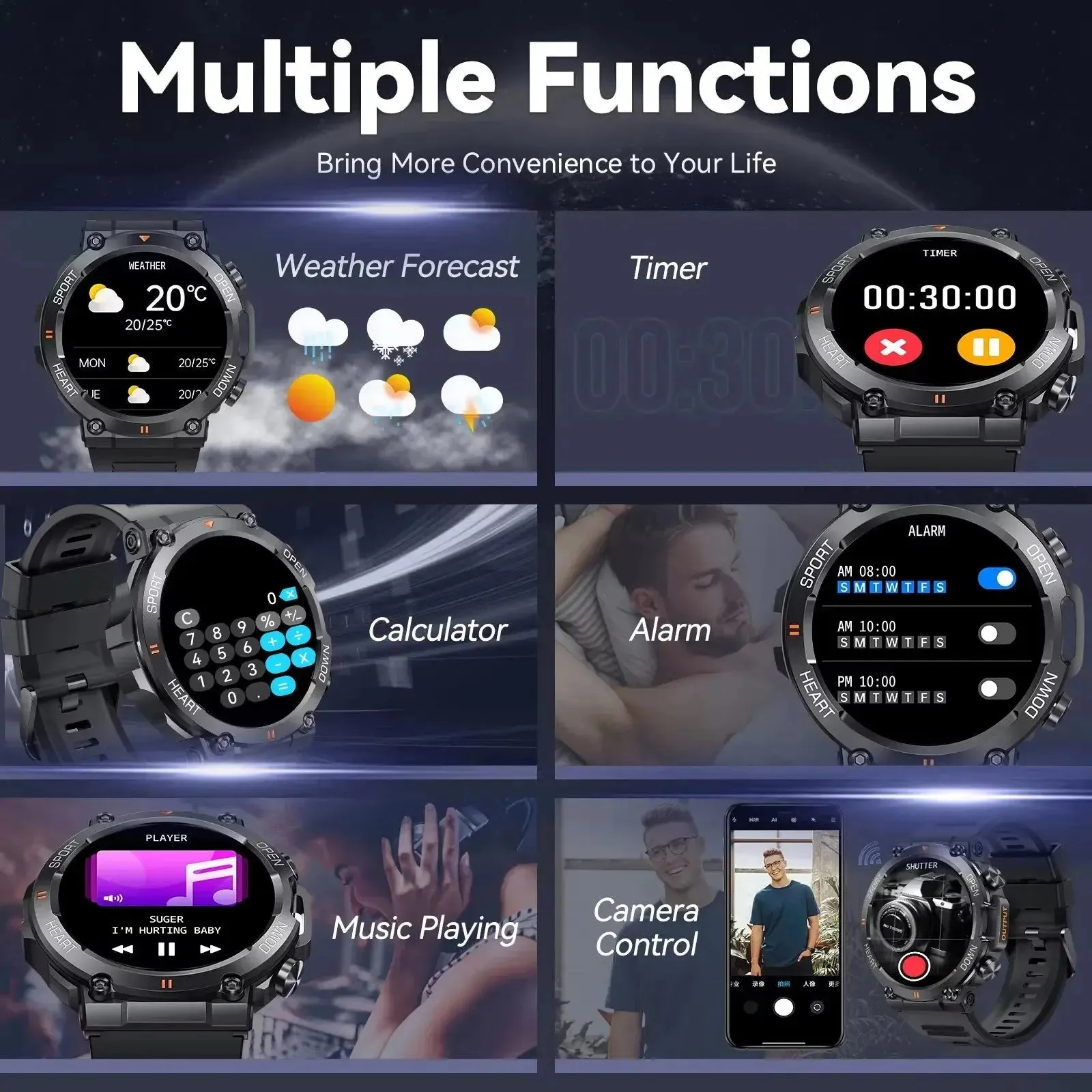 Sports Bluetooth Call Smartwatch