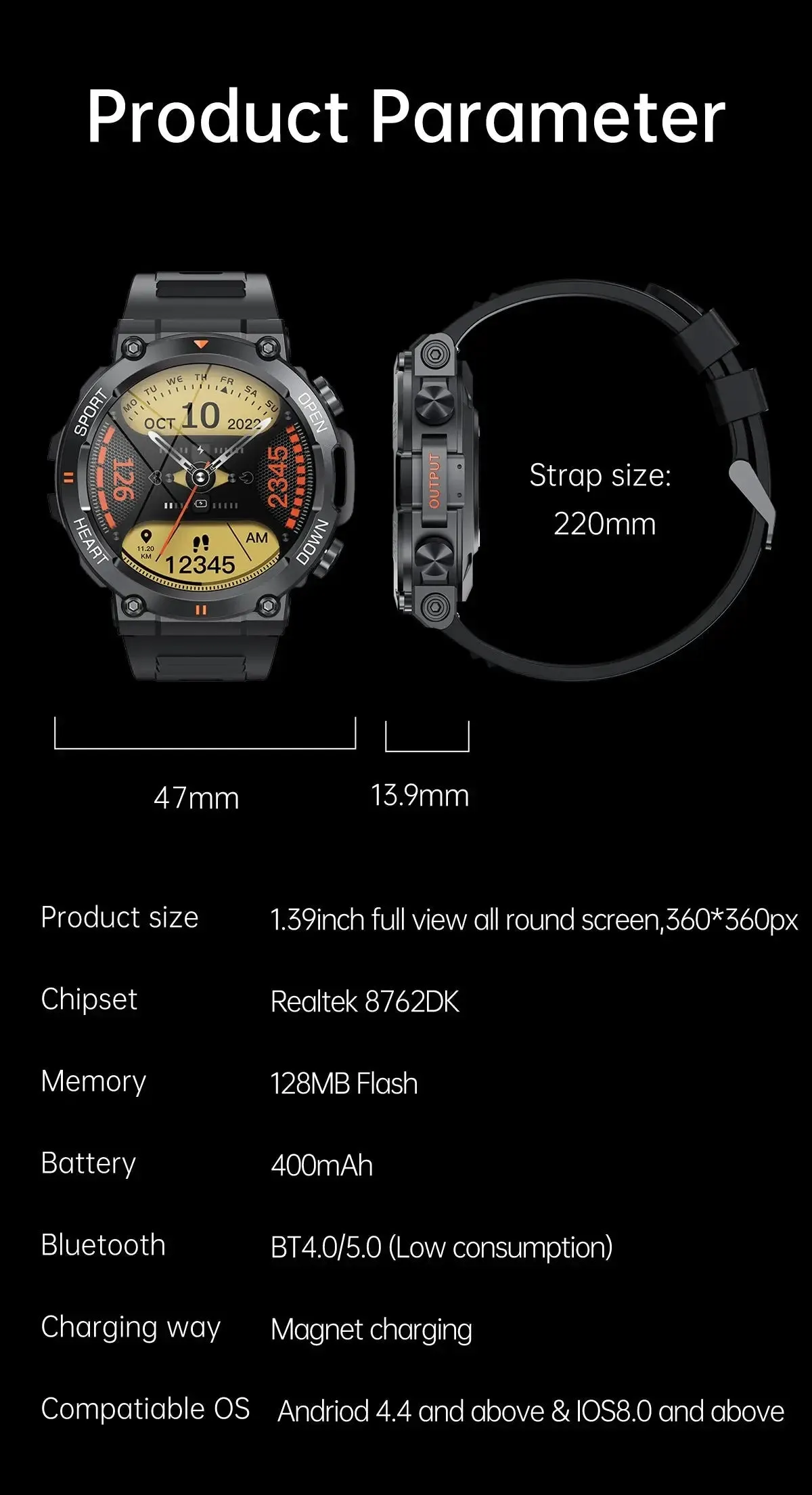 Sports Bluetooth Call Smartwatch