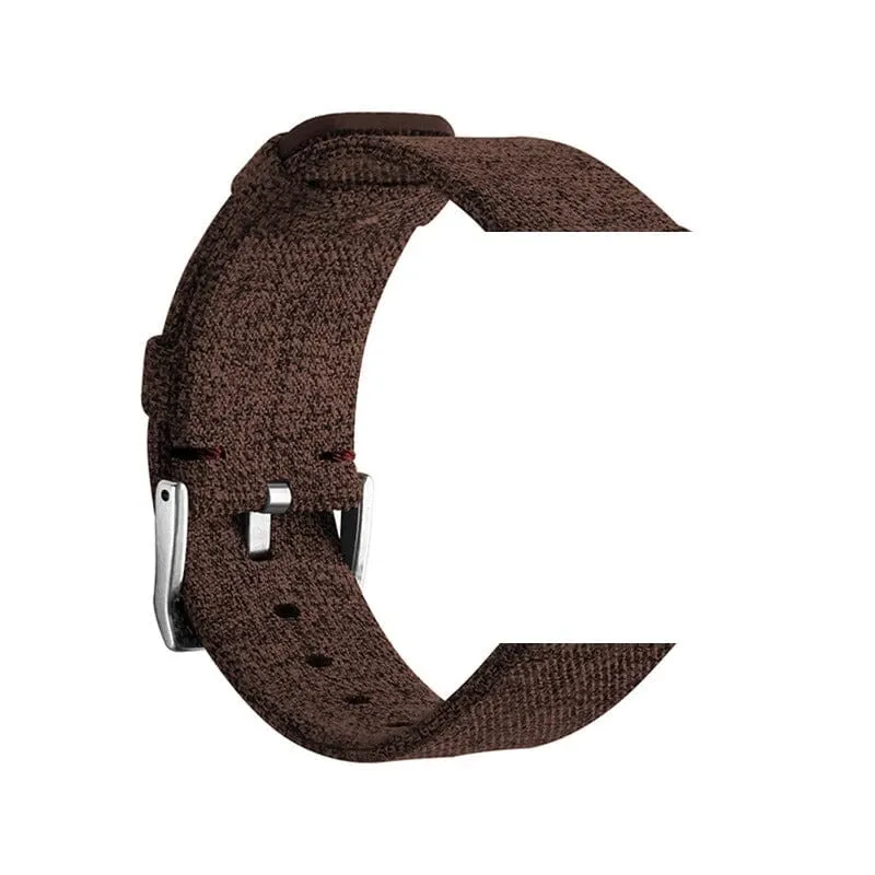 Stylish Canvas Watch Straps Compatible with Ryze Evo Smart Watch